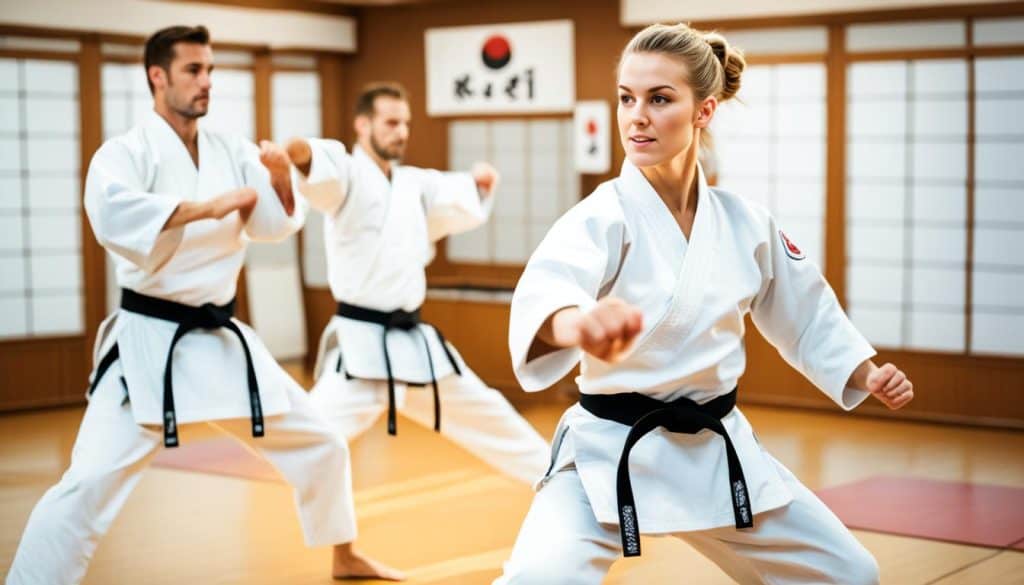 Karate training Karate training