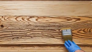 Linseed oil application process